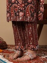 Black Printed Suit Set 