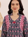 Navy And Fuchsia Ensemble 