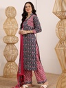 Navy And Fuchsia Ensemble 