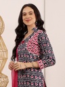 Navy And Fuchsia Ensemble 