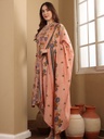Peach Cotton Silk Kurtaset