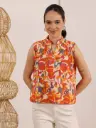  Bold Floral Fiesta top