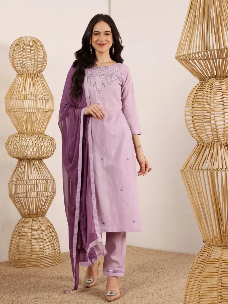  Radiant Purple Grace Suit Set