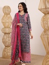 Navy And Fuchsia Ensemble 