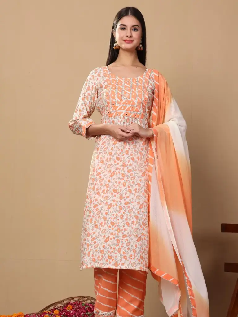  Coral Charm Suit Set