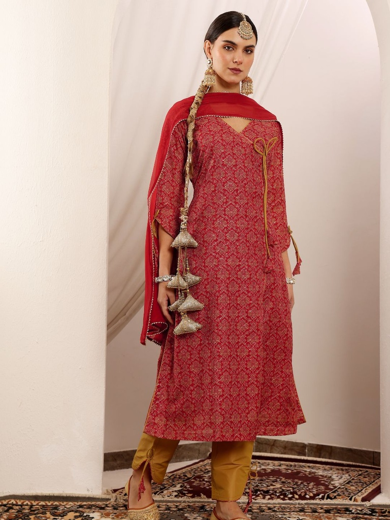 Sassy Chanderi Angrakha
