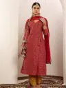  Sassy Chanderi Angrakha Suit Set