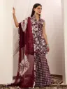 Wine Glam Suit Set