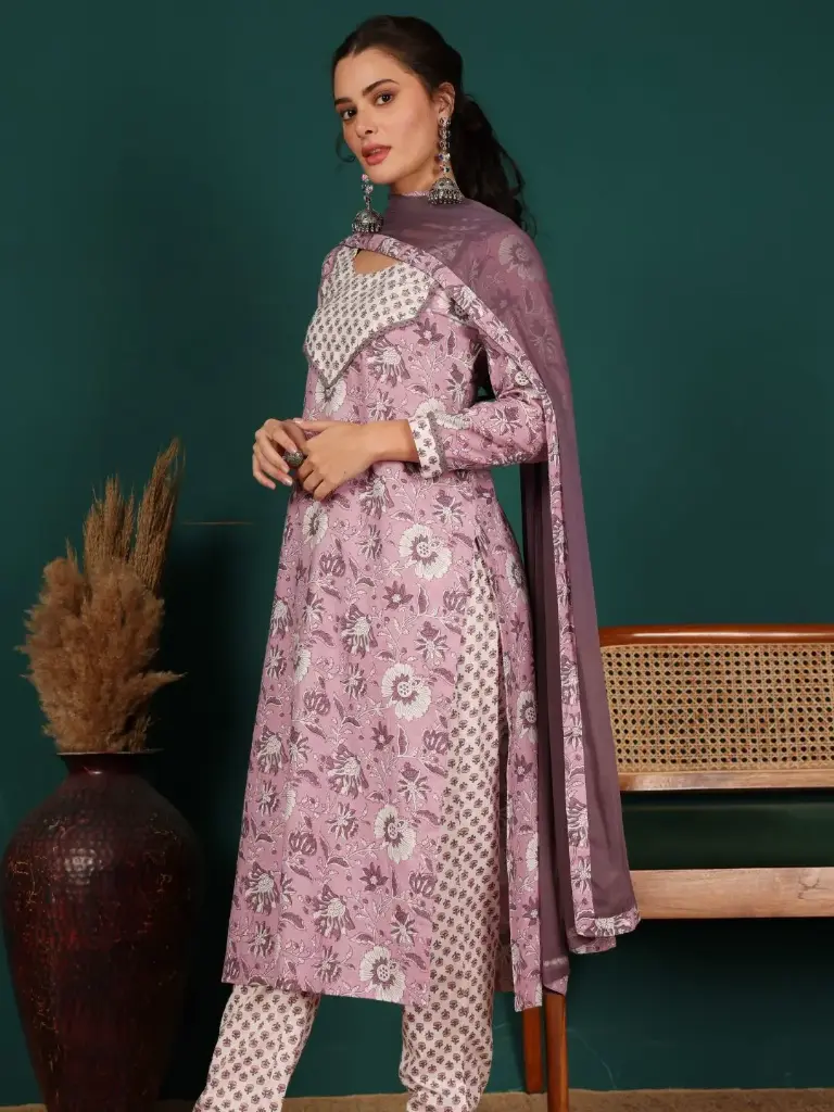 Soft Plum Grace Suit Set
