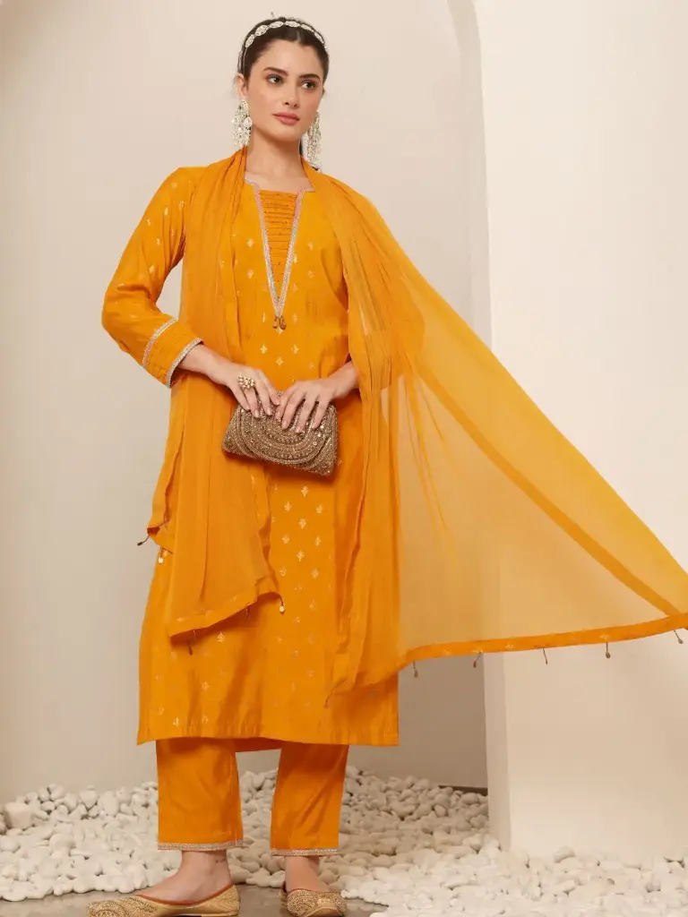 Golden Marigold Suit Set