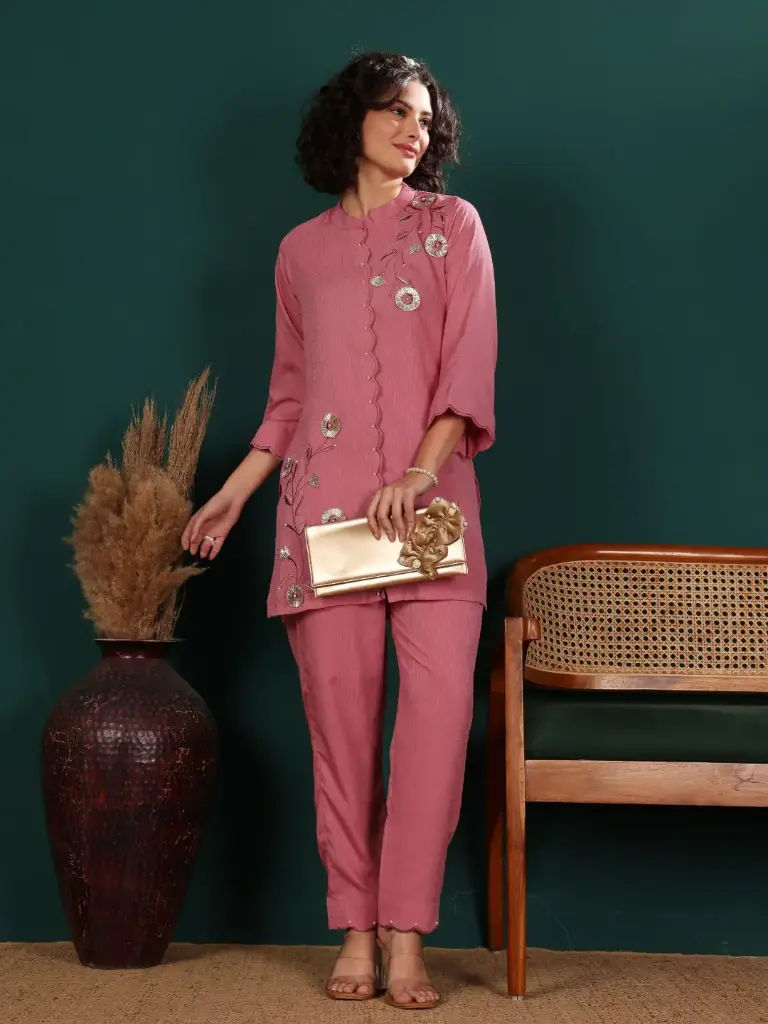 Rosy Radiance Suit Set