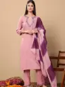 Blush Glamour Suit Set with Dupatta