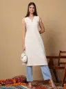  Ivory Casual Grace Kurti