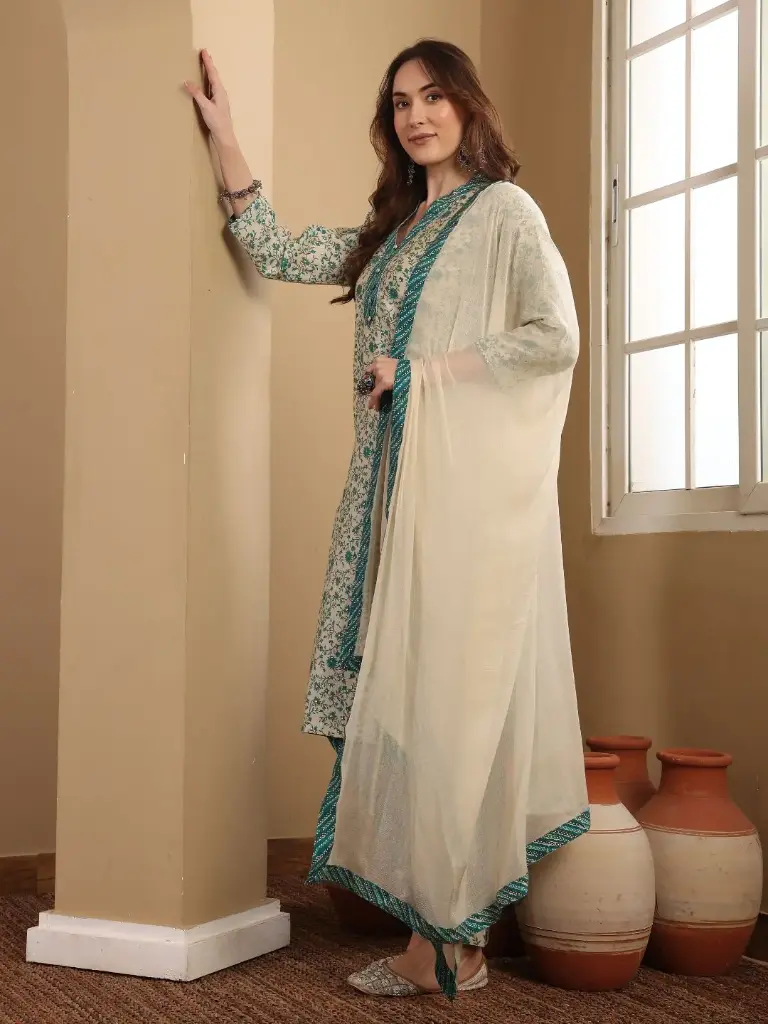 Rustic Teal Suit Set