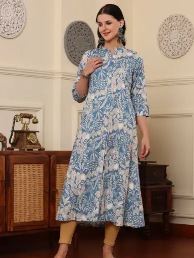 Serene Leaf Kurta