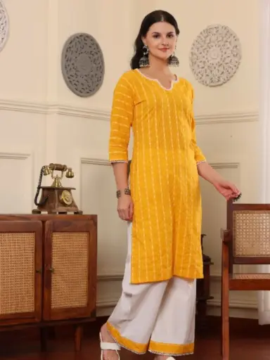 Citrus Charm Kurta Set
