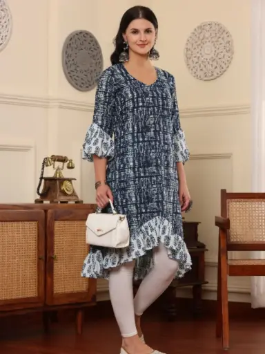Azure Cascade Kurta